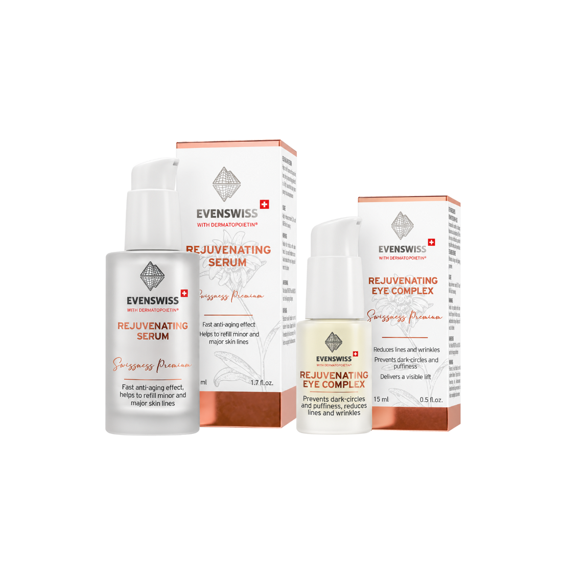 Set Dúo Rejuvenecedor — Sérum + Contorno de Ojos